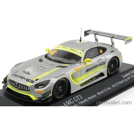 Minichamps MERCEDES GT-S AMG GT3 TEAM DRIVING ACADEMY MORTARA N 48 MACAU GT CUP FIA GT WORLD CUP 2017