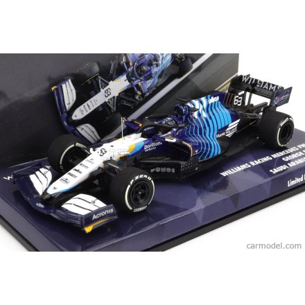 MINICHAMPS - WILLIAMS - F1 FW43B MERCEDES M12 EQ POWER+ TEAM WILLIAMS RACING N 63 SAUDI ARABIA GP 2021 GEORGE RUSSEL