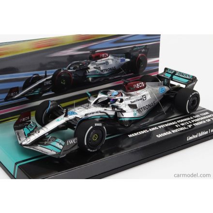 Minichamps MERCEDES F1 W13E TEAM MERCEDES-AMG PETRONAS F1 N 63 3rd FRANCE GP 2022 GEORGE RUSSEL