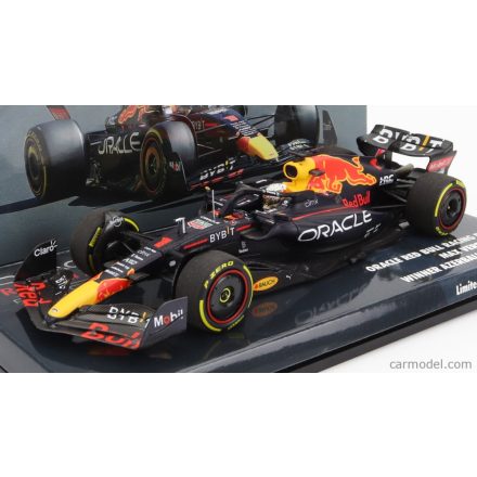 Minichamps RED BULL F1 RB18 TEAM ORACLE RED BULL RACING N 1 WORLD CHAMPION WINNER AZERBAIJAN GP 2022 MAX VERSTAPPEN