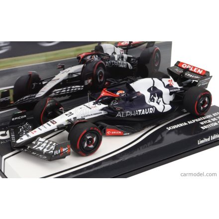 Minichamps ALPHA TAURI F1 AT04 TEAM ALPHA TAURI N 21 SILVERSTONE BRITISH GP 2023 NYCK DE VRIES