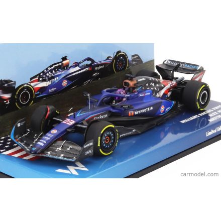 Minichamps Williams F1 FW45 TEAM WILLIAMS RACING GULF N 23 AUSTIN USA GP 2023 ALEXANDER ALBON