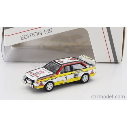 SCHUCO AUDI SPORT QUATTRO A2 TEAM AUDI SPORT (night version) N 1 WINNER RALLY MONTECARLO 1984 WALTER ROHRL - CHRISTIAN GEISTDORFER