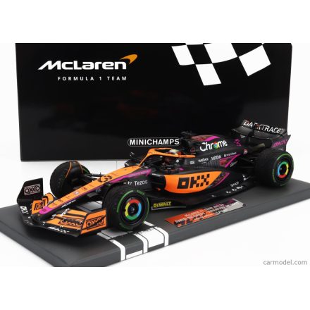 Minichamps McLAREN F1 MCL36 TEAM MCLAREN N 3 5th SINGAPORE GP 2022 DANIEL RICCIARDO