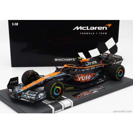 Minichamps McLAREN F1 MCL36 MERCEDES TEAM MCLAREN N 4 ABU DHABI GP 2022 LANDO NORRIS