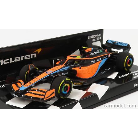 Minichamps McLAREN F1 MCL36 MERCEDES TEAM MCLAREN N 4 BAHRAIN GP 2022 LANDO NORRIS