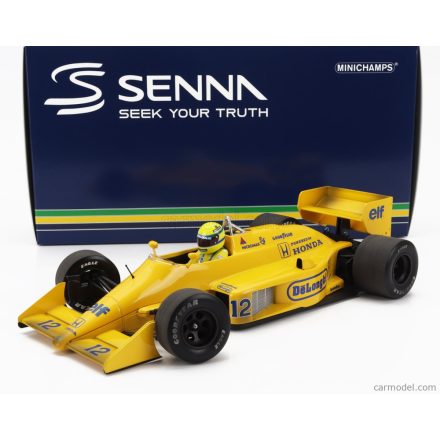 Minichamps LOTUS F1 HONDA 99T N 12 WINNER MONACO GP DIRTY VERSION 1987 AYRTON SENNA - FIRST VICTORY F1 MONACO GP