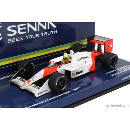 Minichamps McLAREN F1 HONDA MP4/4 N 12 WORLD CHAMPION DIRTY VERSION SEASON 1988 AYRTON SENNA