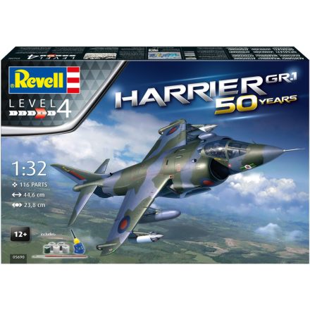 Revell BAe Harrier GR.1 Gift Set 50 Years Gift Set makett