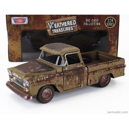 MotorMAx CHEVROLET APACHE PICK-UP FLEETSIDE WEATHERED TREASURE 1958