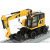 DM MODELS CATERPILLAR CATM323F ESCAVATORE GOMMATO SU ROTAIE FERROVIARIE - TRACTOR HYDRAULIC EXCAVATOR SCRAPER