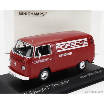 Minichamps VOLKSWAGEN T2 VAN PORSCHE RENNDIENST 1972