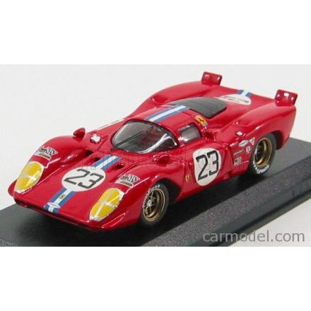 BEST MODEL FERRARI 312P COUPE N 23 SEBRING 1970 CHINETTI JR. - ADAMOWICZ