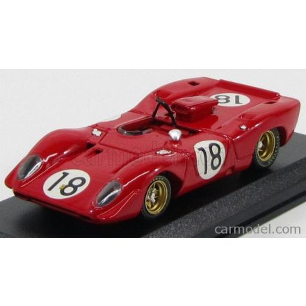 BEST MODEL FERRARI 312P SPIDER N 18 TEST 24h LE MANS 1967 BRAMBILLA - SCHETTY