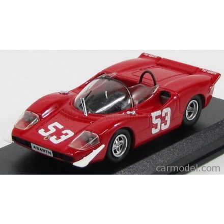 BEST MODEL FIAT ABARTH 2000 N 53 WINNER IMOLA 1969 ORTNER - V.LENNEP