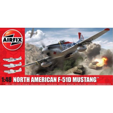 AirFix North-American F-51D Mustang makett