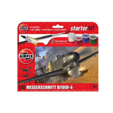 Airfix Starter Set - Messerschmitt Bf-109 F-4 (New Tooling) makett