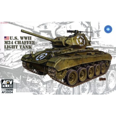 AFV Club WWII M24 Chaffee Light Tank makett