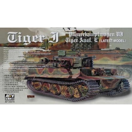 AFV Club Panzerkampfwagen VI Tiger Ausf. E (Late) makett