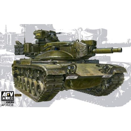 AFV Club M60A2 Patton Early makett