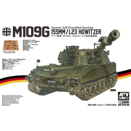 AFV German Self-Propelled Howitzer M109G 155mm /L23 Howitzer makett