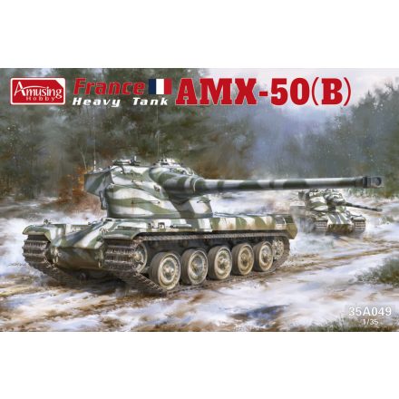 Amusing Hobby France AMX-50B Heavy Tank makett