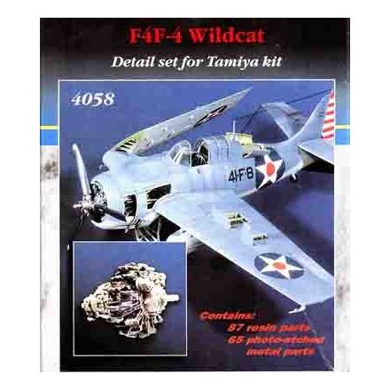 Aires Grumman F4F-4 Wildcat details (Tamiya)