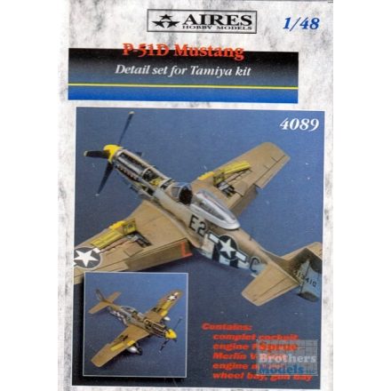 Aires North-American P-51D Mustang detail set (Tamiya)