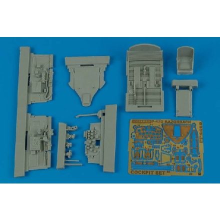 Aires Republic P-47D Thunderbolt 'Razorback' cockpit set (Tamiya)