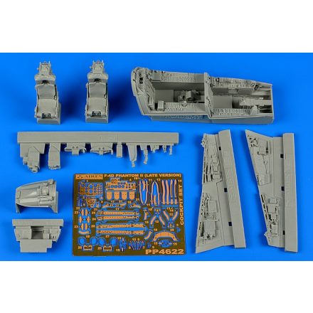 Aires McDonnell F-4D Phantom II (late version.) cockpit set (Academy)