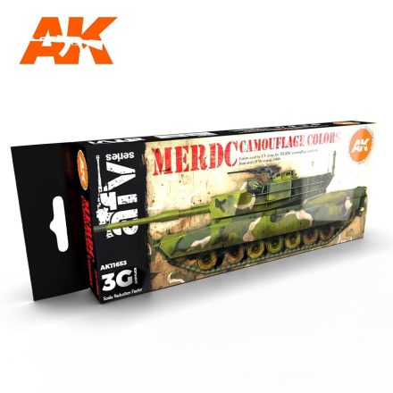 AK 3rd Merdc Camouflage Colors SET