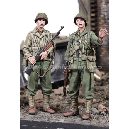 Alpine Miniatures US Infantry 2nd ID Set (2 Figures)