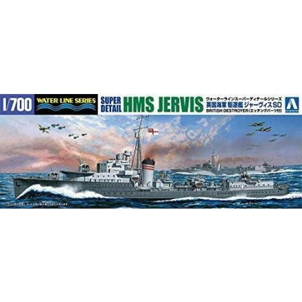 Aoshima HMS JERVIS British Destroyer Makett - Modellfutár