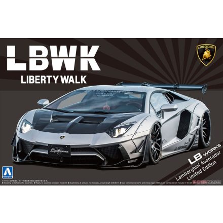 Aoshima LB-WORKS LAMBORGHINI AVENTADOR LIMITED EDITION VERSION 1 makett