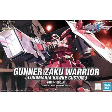 Bandai GUNNER ZAKU WARRIOR (LUNAMARIA HAWKE C.) makett