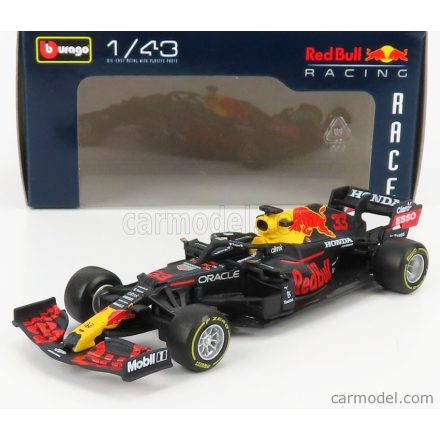 Burago Red Bull Honda RB16B, No.33, Red Bull racing Honda Formula 1, M.Verstappen, 2021