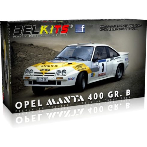 Belkits Opel Manta 400 Gr B Tour De Corse 1984 Makett Mod