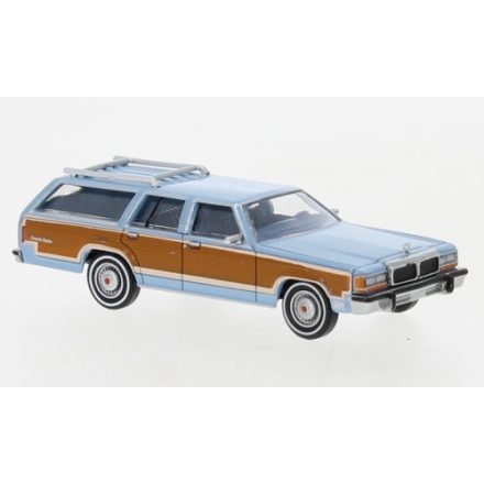 BREKINA Ford LTD Country Squire, light blue/Decorated, 1979