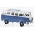 BREKINA VOLKSWAGEN T1b samba, white/blue, 1960