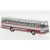 BREKINA Setra S 150 H, light grey/red, 1970