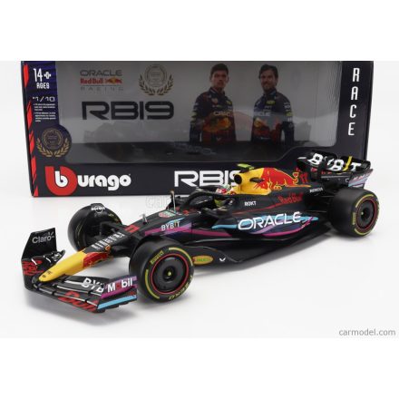 Burago RED BULL F1 RB19 TEAM ORACLE RED BULL RACING N 11 2nd MIAMI GP 2023 SERGIO PEREZ