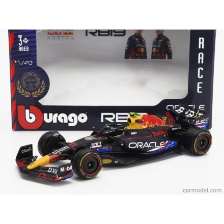 Burago Red Bull F1 RB19 TEAM ORACLE RED BULL RACING N 11 4th AUSTIN USA GP 2023 SERGIO PEREZ