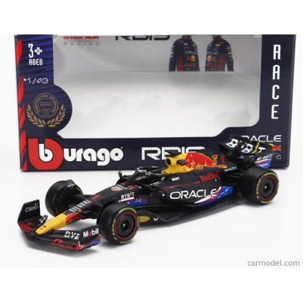 Burago Red Bull F1 RB19 TEAM ORACLE RED BULL RACING N 1 WORLD CHAMPION WINNER AUSTIN USA GP 2023 MAX VERSTAPPEN