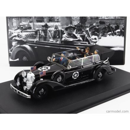 RIO MODELS MERCEDES BENZ WITH 5 FIGURES - 770K OPEN - AFTER WON WAR HITLER