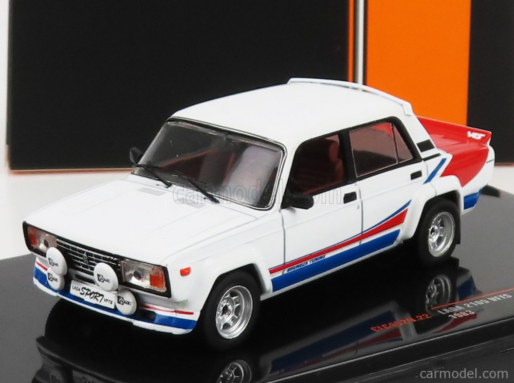 Ixo Lada 2105 Vfts Whitedecorated 1983 Modellfutár Mak