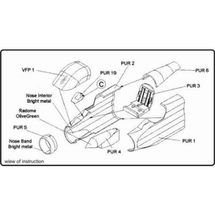 CMK de Havilland Mosquito Mk.VI interior (Tamiya)