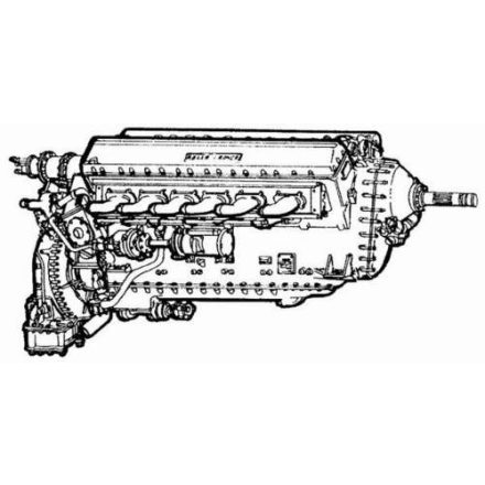 CMK Rolls-Royce Merlin engine for the de Havilland Mosquito (Tamiya)