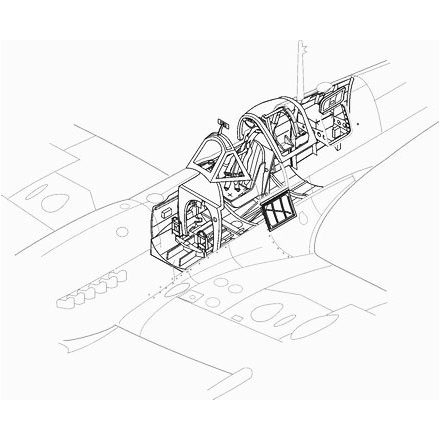 CMK Supermarine Spitfire Mk.IX interior (Hasegawa)