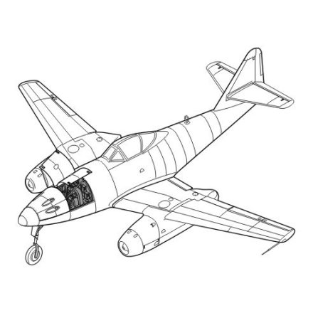 CMK Messerschmitt Me-262A-1a and V056 FuG 226 and FuG 218 conversion (Tamiya)