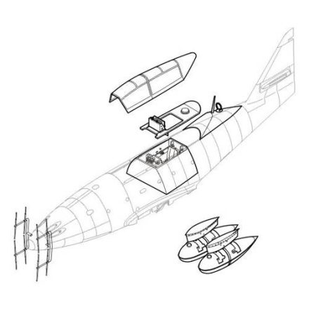 CMK Messerschmitt Me-262B-1a/B1a/U1 conversion set (Tamiya)